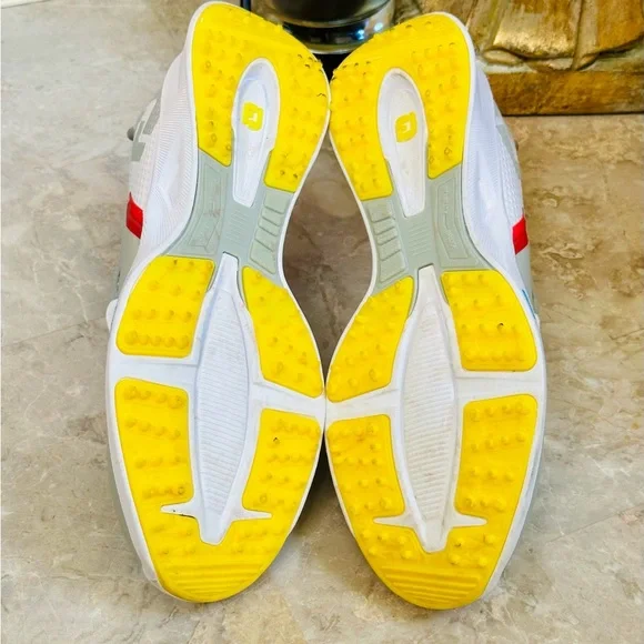 EUC! Footjoy Fuel Womens 6.5M Spikeless Golf Shoes Sneakers Grey/Pink Leather. - Picture 6 of 10